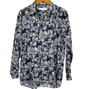 Vintage Henry‎ Grethel paisley button front shirt